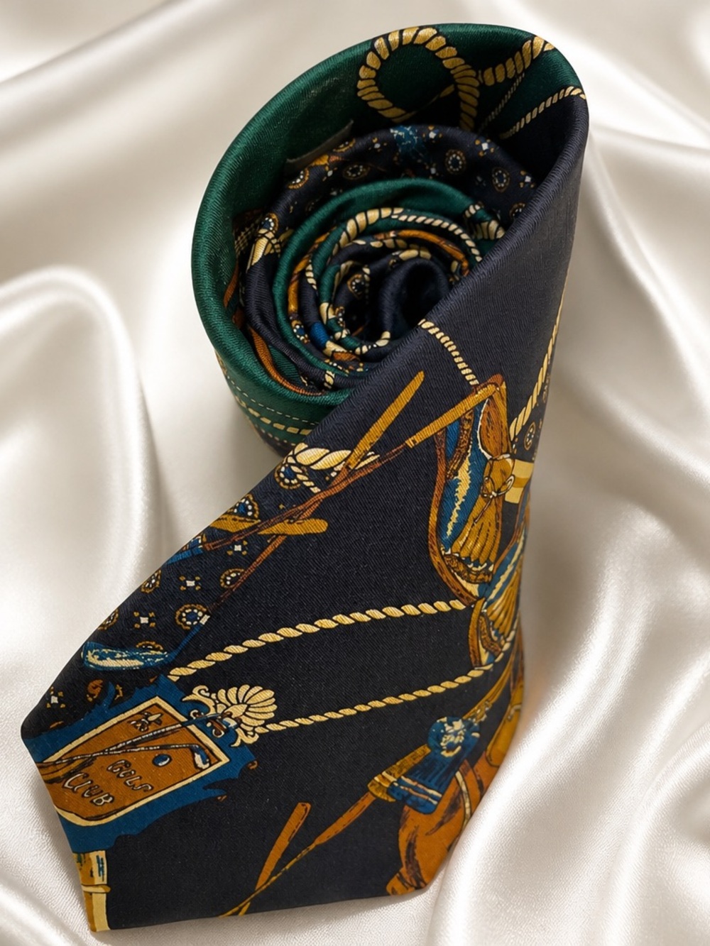 💥 Arnold Palmer Golf Club Novelty 100% Silk Tie